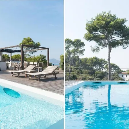 12 Couchages, Piscine 16x4, Vue Mer. מלון *